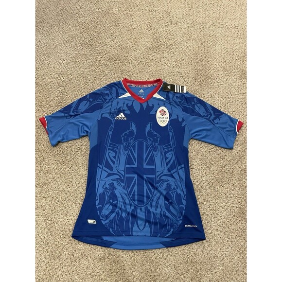 adidas Other - GREAT BRITAIN TEAM SOCCER FOOTBALL SHIRT JERSEY ADIDAS MENS SIZE S NWT
